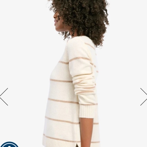 Splendid Cashmere sweater Hannah size S striped lightweight - Picture 3 of 9